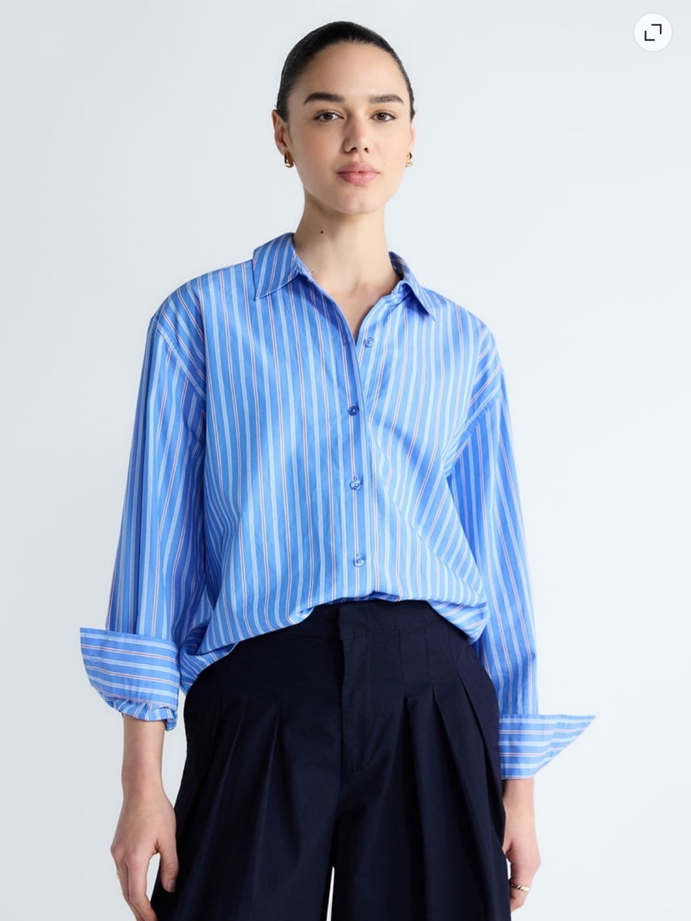 FREE ASSEMBLY COLLARED BUTTON DOWN WITH TIE
